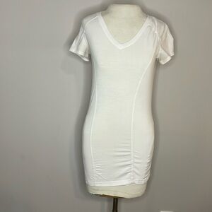 Zella White Fitted Short Sleeve Athletic Tee